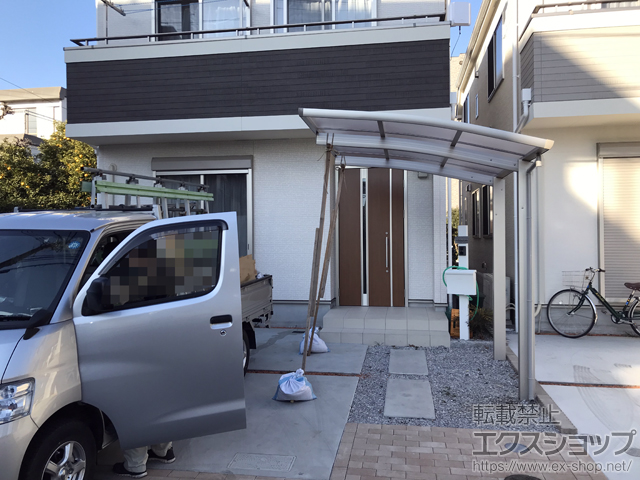 東京都狛江市ののサイクルポート・駐輪場 レイナポートグランミニ 積雪〜20cm対応 施工例