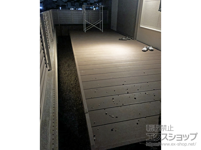大阪府枚方市ののウッドデッキ リウッドデッキ 200 施工例