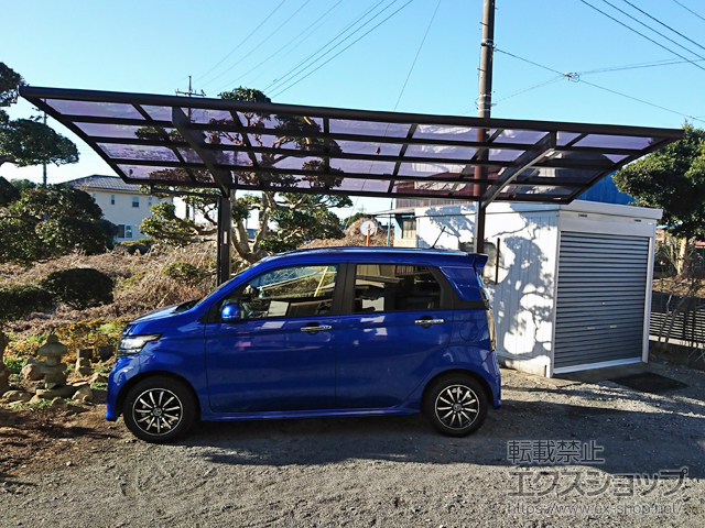 茨城県桜川市ののカーポート レイナポートグランZ　積雪〜20cm対応 施工例