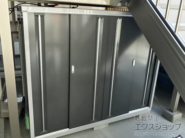 神奈川県川崎市のの物置・屋外倉庫 シンプリー 一般型 1940×905×1603 MJX-199D-P-PG 施工例