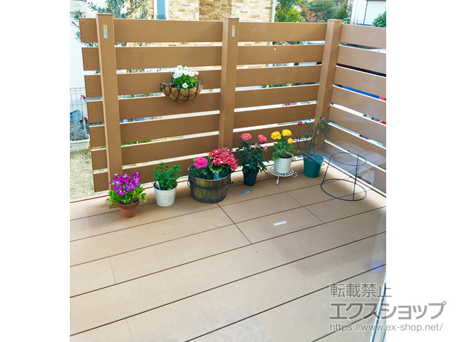 千葉県松戸市ののウッドデッキ リウッドデッキ 200 施工例