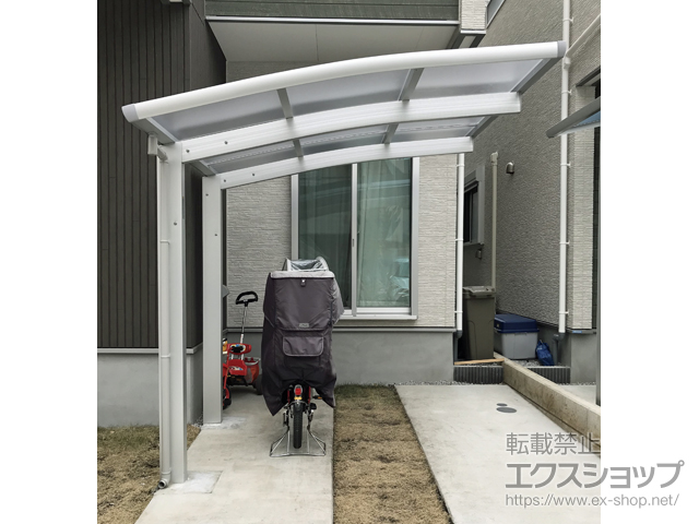 東京都練馬区ののサイクルポート・駐輪場 レイナポートグランミニ 積雪〜20cm対応 施工例