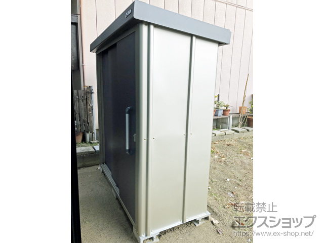 新潟県新潟市のの物置・屋外倉庫 エスケーエイト SK8-50 一般型 1800×800×1940 SK8-50-GK 施工例