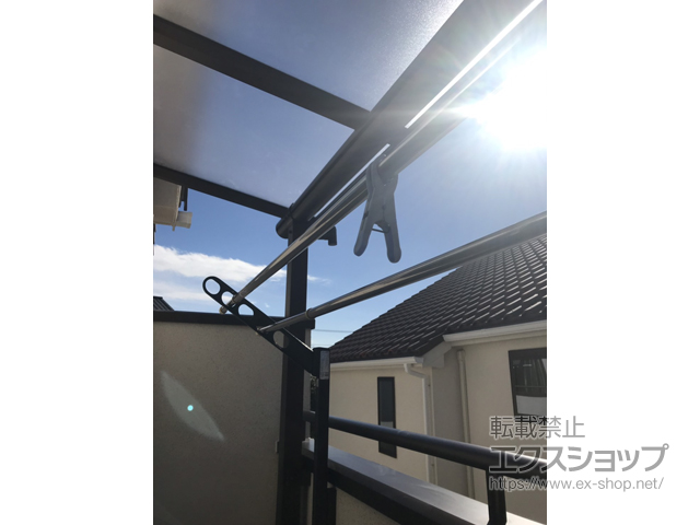 東京都調布市ののテラス屋根 プレシオステラス F型 屋根タイプ 単体 積雪〜20cm対応 施工例