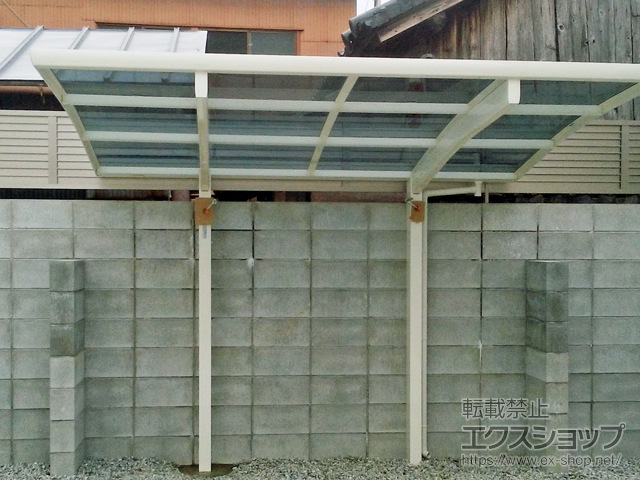 奈良県天理市ののサイクルポート・駐輪場 レイナポートグランミニ 積雪〜20cm対応 施工例