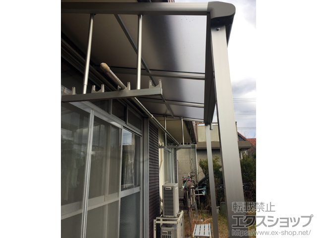 宮城県仙台市ののテラス屋根 ヴェクターテラス F型 テラスタイプ 単体 積雪〜20cm対応 施工例