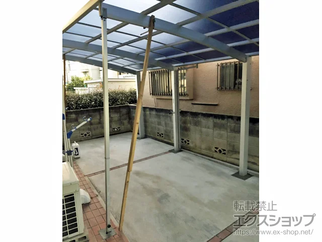 東京都西東京市のYKKAPのカーポート レイナポートグラン 縦連棟　積雪～20cm対応 施工例