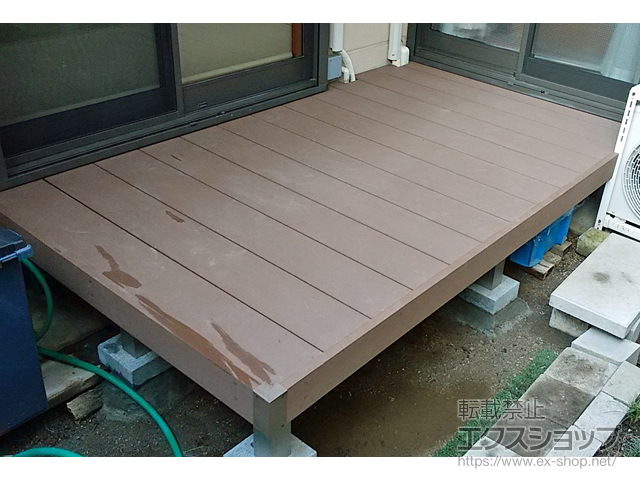 京都府京都市ののウッドデッキ リウッドデッキ 200 施工例