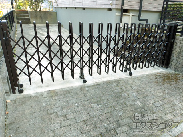 兵庫県神戸市ののカーゲート レイオス1型 ノンレール 片開き*38S 施工例