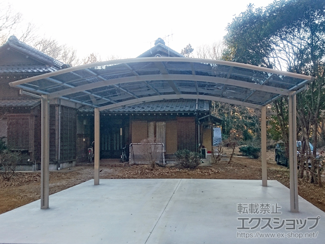 千葉県柏市ののカーポート レイナツインポートグラン　積雪〜20cm対応 施工例