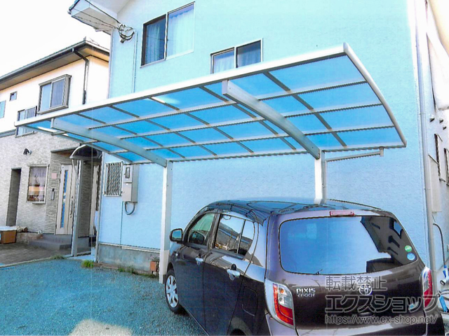 徳島県三好市ののカーポート レイナポートグラン　積雪〜20cm対応 施工例