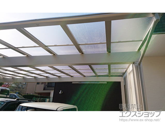 千葉県松戸市ののカーポート エフルージュ トリプル 積雪〜20cm対応 施工例