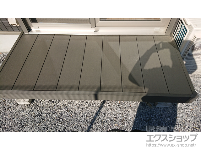 千葉県松戸市ののウッドデッキ リウッドデッキ 200 施工例