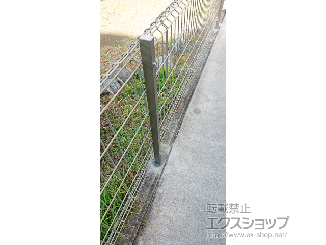 神奈川県茅ヶ崎市ののフェンス・柵 ハイグリッドフェンスN8型 フリーポールタイプ 施工例