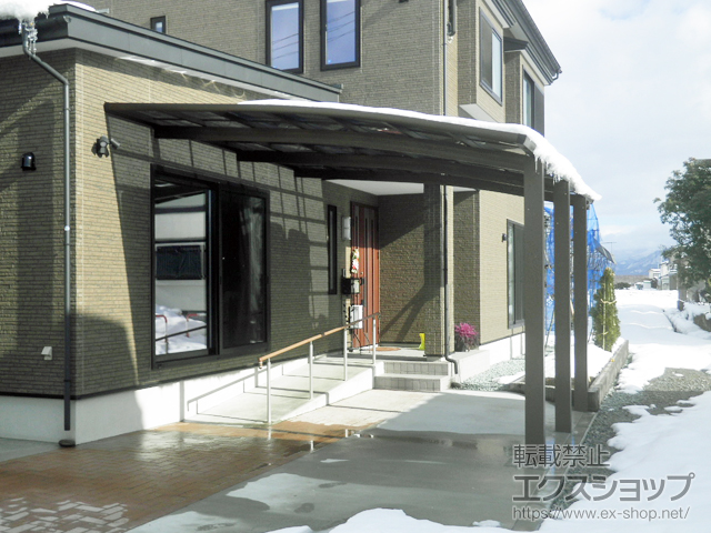 山形県寒河江市ののカーポート レイナベーカポートグラン50　積雪〜50cm対応 施工例