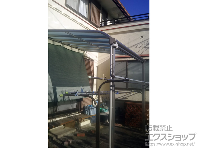 神奈川県足柄上郡中井町ののテラス屋根 ヴェクターテラス R型 テラスタイプ 単体 積雪〜20cm対応 施工例