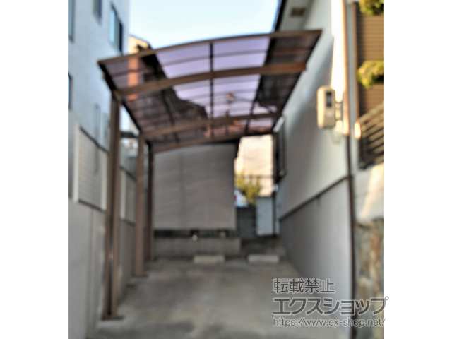 大阪府吹田市ののカーポート レイナポートグラン 延長　積雪〜20cm対応 施工例