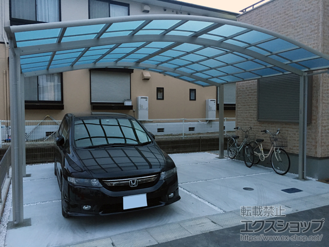 奈良県大和郡山市ののカーポート レイナツインポートグラン　積雪〜20cm対応 施工例