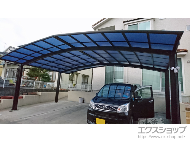 広島県広島市ののカーポート レイナトリプルポートグラン　積雪〜20cm対応 施工例