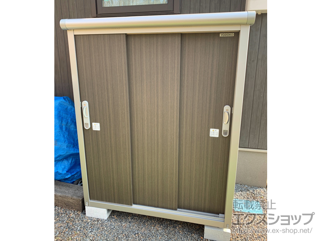 栃木県那須郡那須町のの物置・屋外倉庫 エスモ 一般型 1200×750×1501（ESE-1207E） ESE-1207E-DW 施工例