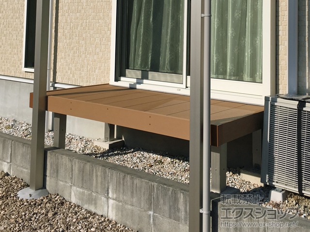 愛知県安城市ののウッドデッキ リウッドデッキ 200 施工例