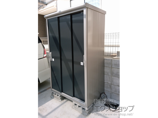 広島県広島市のの物置・屋外倉庫 エスモ 一般型 1200×750×1959 ESE-1207A-(SM) 施工例