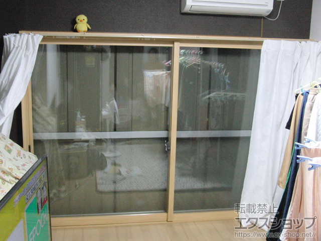 福岡県福岡市のの二重窓（内窓） プラマードU 引違い窓 2枚建テラス 施工例