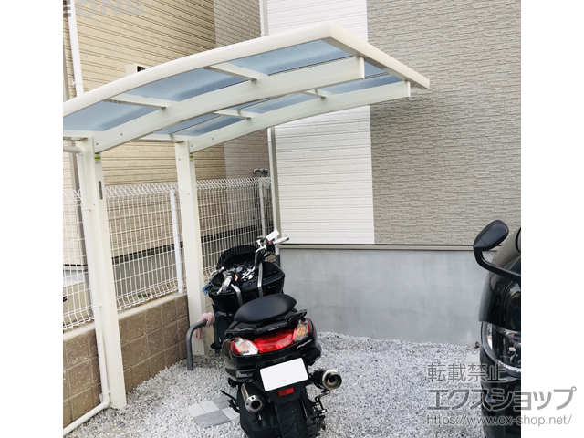 福岡県北九州市ののサイクルポート・駐輪場 レイナポートグランミニ 積雪〜20cm対応 施工例