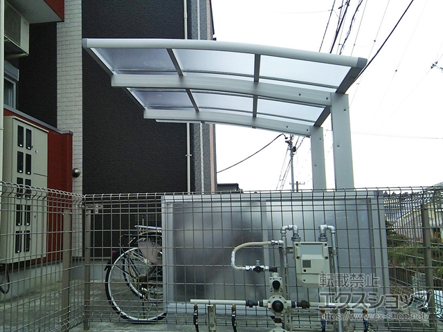 宮城県仙台市ののサイクルポート・駐輪場 レイナポートグランミニ 積雪〜20cm対応 施工例