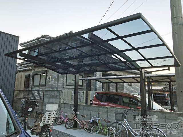 宮崎県都城市ののカーポート プレシオスポート 積雪〜20cm対応 施工例