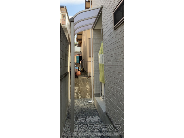 大阪府阪南市ののテラス屋根 ヴェクターテラス R型 テラスタイプ 単体 積雪〜20cm対応 施工例