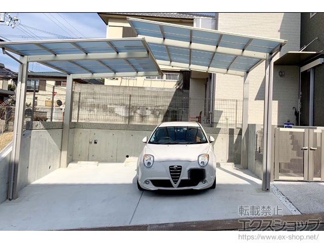 大阪府阪南市ののカーポート エフルージュグラン　積雪〜20cm対応 施工例