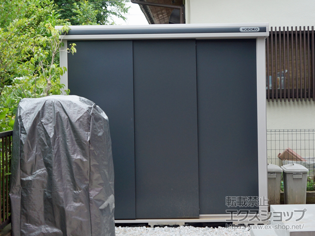 神奈川県横浜市のの物置・屋外倉庫 エルモ 一般型 2220×1520×2120　LMD-2215-SM 施工例