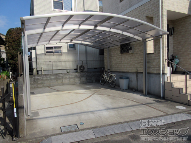 神奈川県藤沢市ののカーポート レイナツインポートグラン　積雪〜20cm対応 施工例