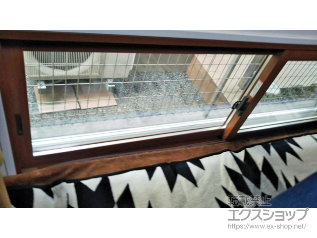 京都府亀岡市のの二重窓（内窓） インプラス ダストバリア仕様 引違い窓 2枚建 施工例