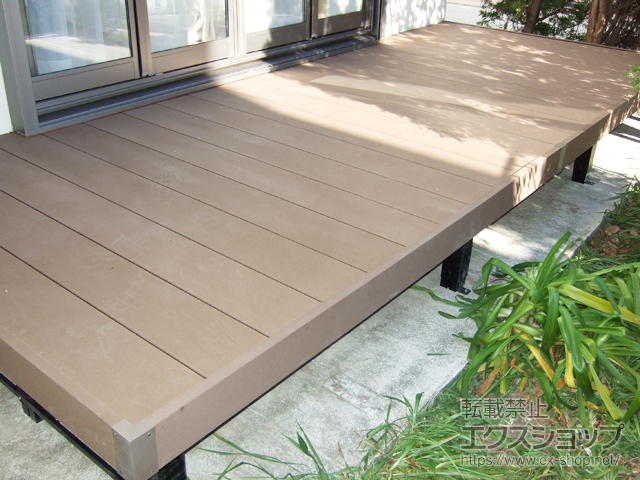 東京都三鷹市ののウッドデッキ リウッドデッキ 200 施工例