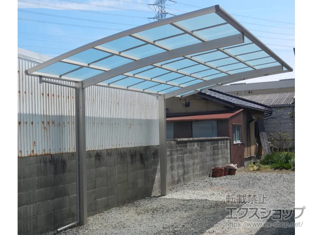 兵庫県姫路市のYKKAPのカーポート レイナポートグラン　積雪～20cm対応 施工例