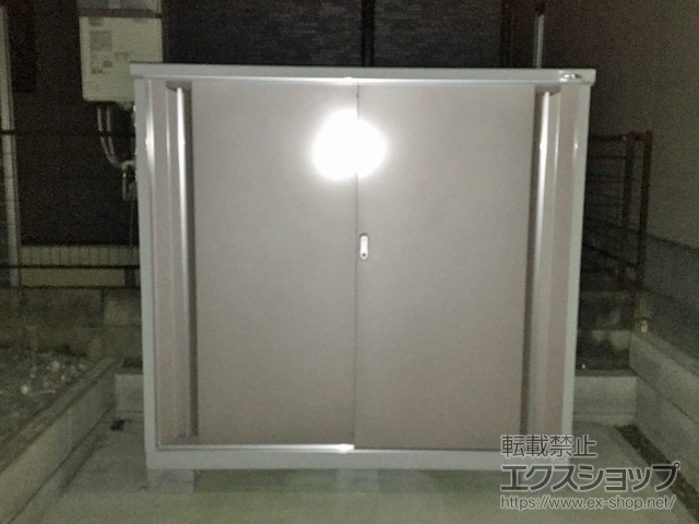 埼玉県富士見市のの物置・屋外倉庫 シンプリー 一般型 1740×755×1603 MJX-177D-P-AR 施工例