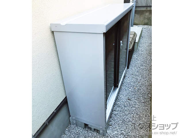 東京都日野市のの物置・屋外倉庫 シンプリー 一般型 1320×415×1103（MJX-134B） MJX-134B-TB 施工例