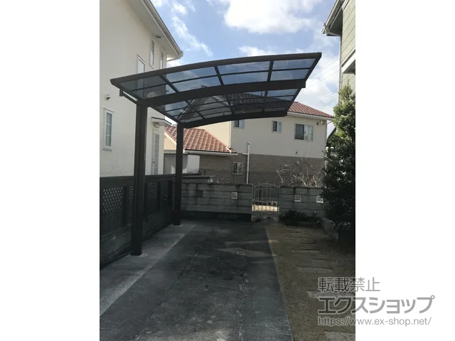 兵庫県加西市のYKKAPのカーポート レイナポートグラン　積雪～20cm対応 施工例