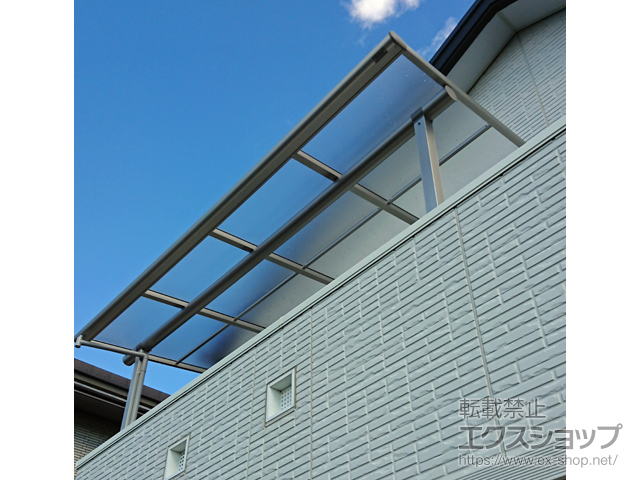 ののバルコニー・ベランダ屋根 ヴェクターテラス F型 屋根タイプ 単体 積雪〜20cm対応 施工例