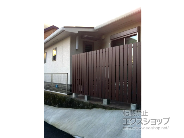 長崎県長崎市ののフェンス・柵 タテイタスタイル 120サイズ 隙間20mm 施工例