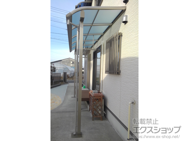 宮城県仙台市ののテラス屋根 ヴェクターテラス R型 テラスタイプ 単体 積雪〜20cm対応 施工例