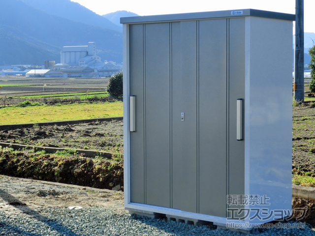 愛媛県西予市のの物置・屋外倉庫 クール COOL-1575 一般型 1500×750×1937 COOL-1575-GM 施工例