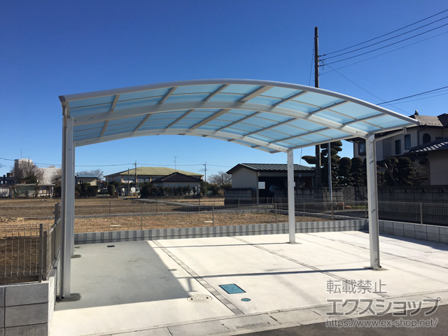 埼玉県久喜市ののカーポート レイナツインポートグラン　積雪〜20cm対応 施工例