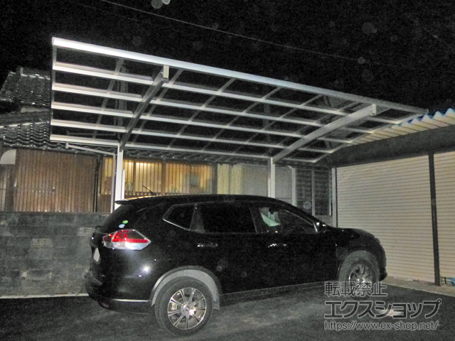 三重県亀山市ののカーポート レイナポートグラン　積雪〜20cm対応 施工例