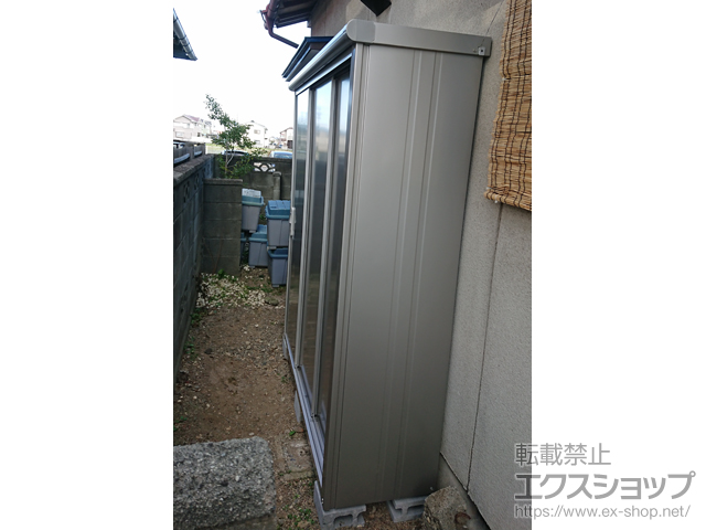 埼玉県児玉郡上里町のの物置・屋外倉庫 エスモ 一般型 1650×520×1959（ESE-1605A） ESE-1605A-SS 施工例