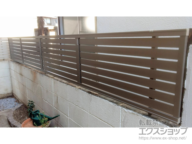 東京都世田谷区ののフェンス・柵 プレスタフェンス7Y型 フリーポールタイプ 施工例