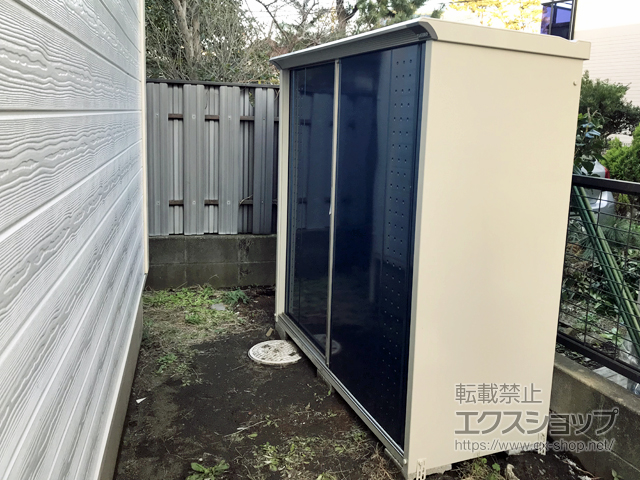 神奈川県茅ヶ崎市のの物置・屋外倉庫 グランプレステージジャンプ 1695×650×1600（GP-176B-F） GP-176B-F-DB 施工例