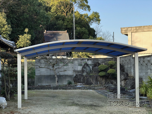 香川県丸亀市ののカーポート レイナツインポートグラン　積雪〜20cm対応 施工例